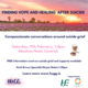 Finding Hope and Healing After Suicide - Saturday 17th  February