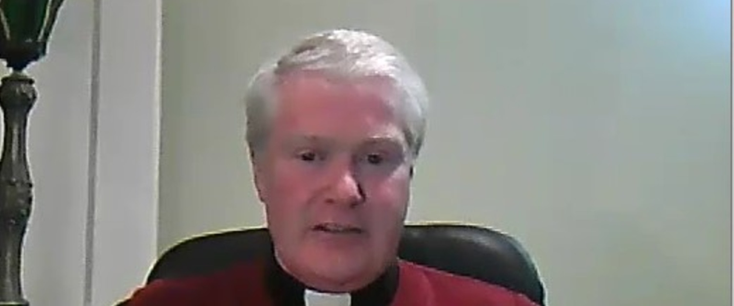Bishop Brendan in Conversation with Fr Michael O'Shea.