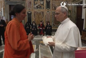 Pope Leo XIV invites us to pray