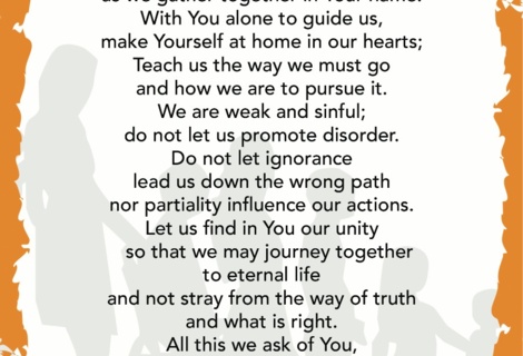 The ADSUMUS prayer