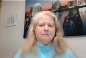 Bishop Brendan in conversation with Rose O'Connor